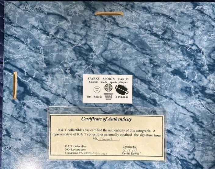 Autograph plaque rodger staubach - Virginia Beach, Virginia - FleaMarketBay