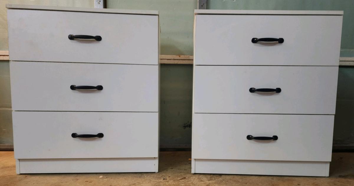 Two 3 drawer dressers