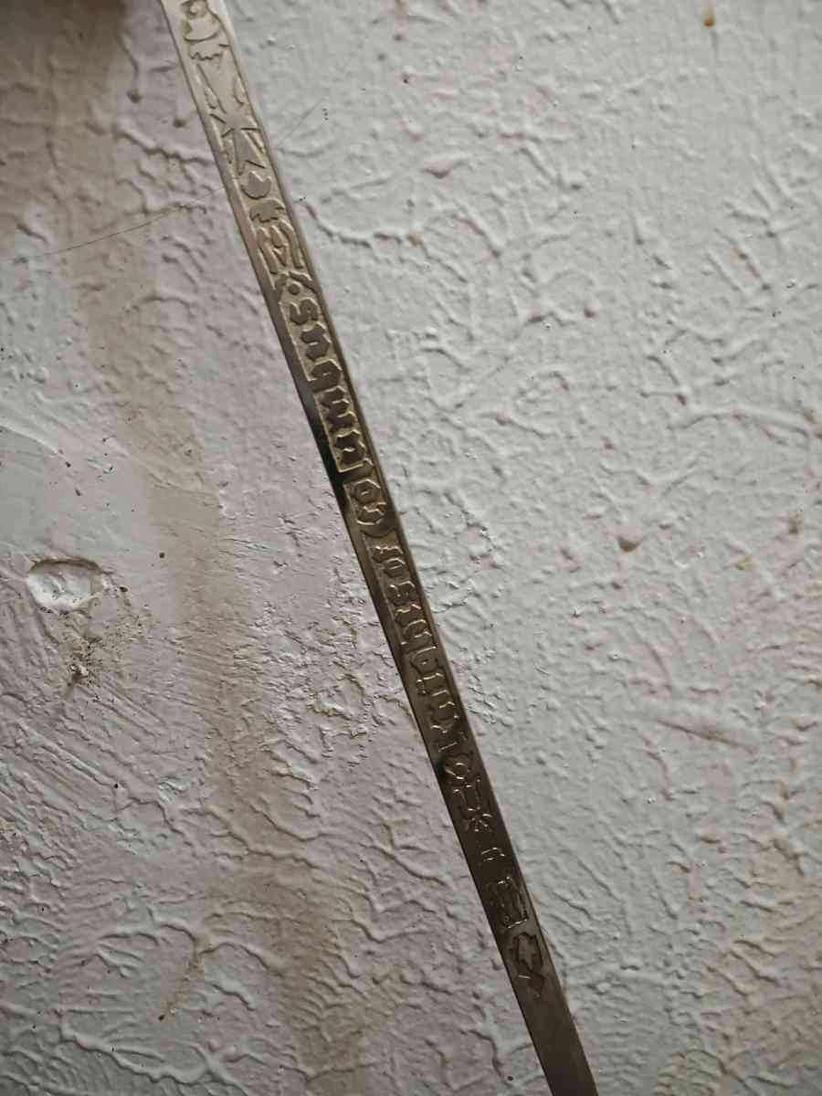 Decorative sword SIR KNIGHT JOHN A REGO POPE JOHN XXIII - Brooklyn, New York - FleaMarketBay