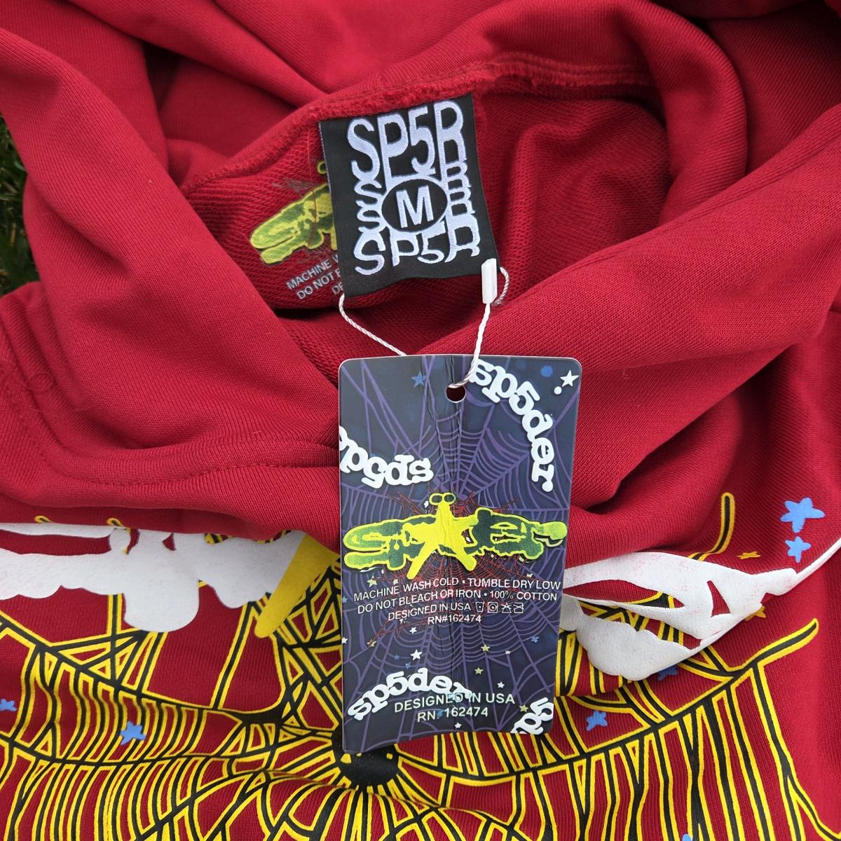 BRAND NEW SP5DER MAROON HOODIE - Las Vegas, Nevada - FleaMarketBay