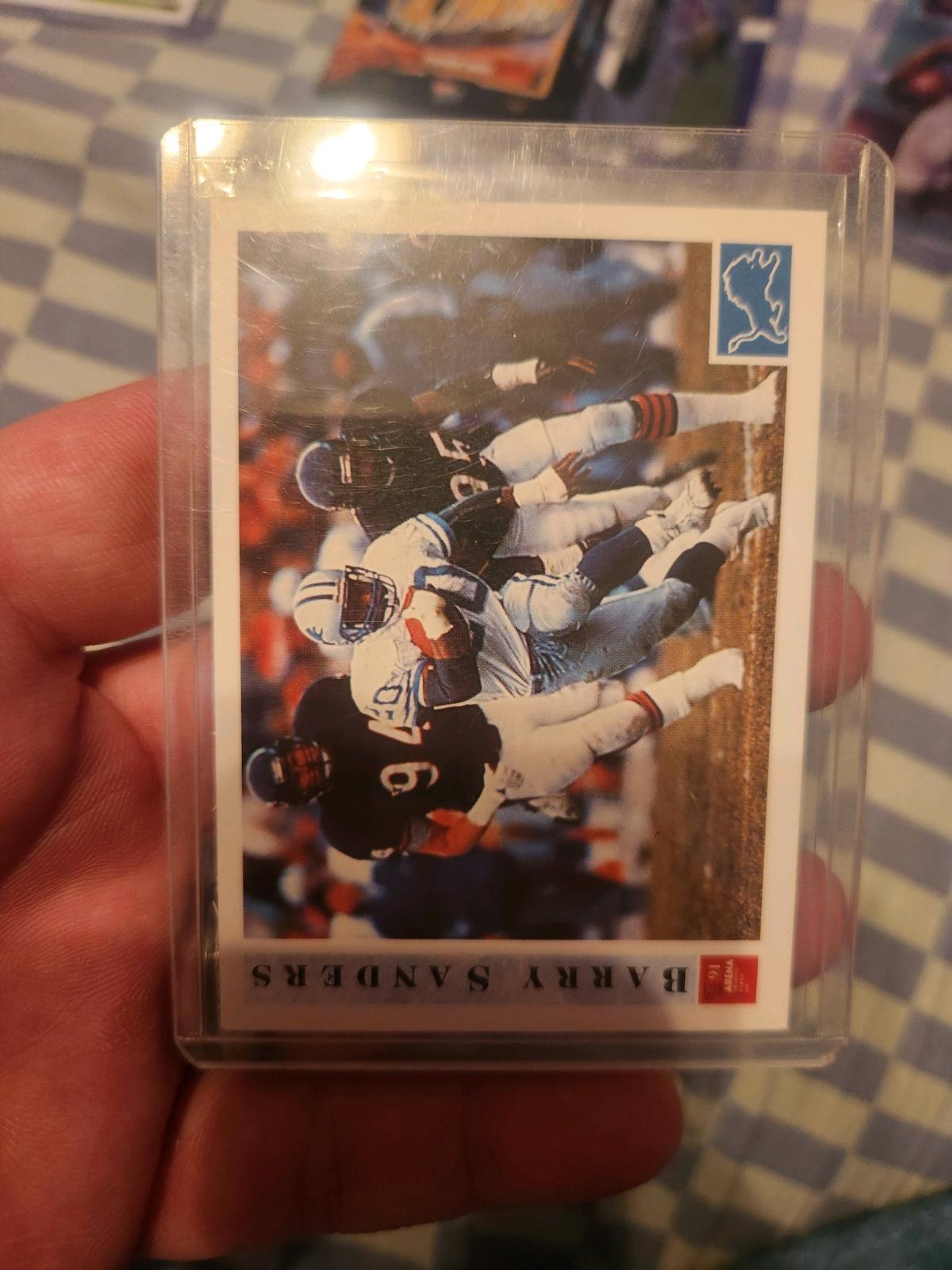 1991 Arena Trading Cards Barry Sanders - Joplin, Missouri