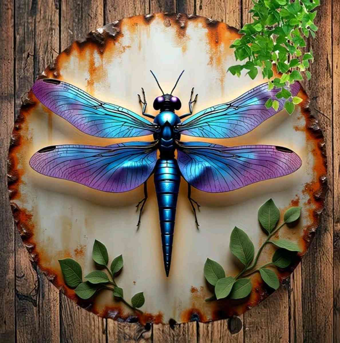 2D Dragonfly Metal Wall Decor - Palm Bay, Florida