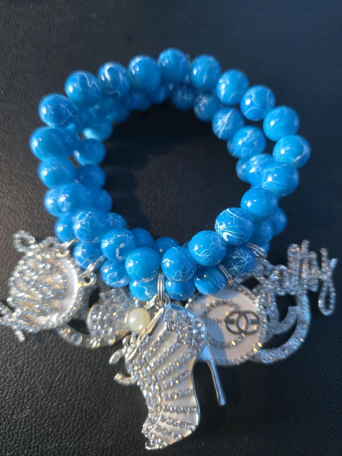 3pc Beaded Charm Bracelet set - Garysburg, North Carolina