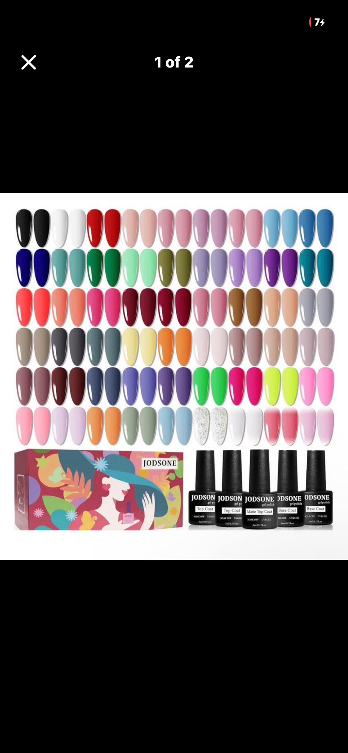 60 peice gel nail polish set - Bucyrus, Ohio - FleaMarketBay