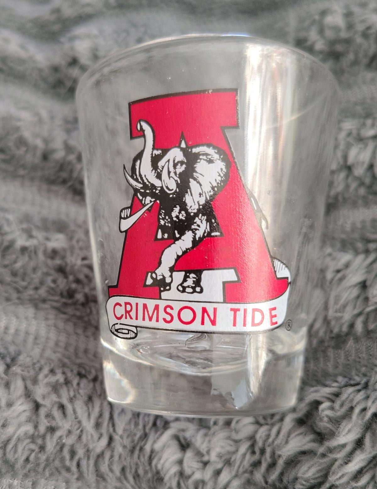 Vintage University of Alabama Crimson Tide shot glass 1992 - Acworth, Georgia