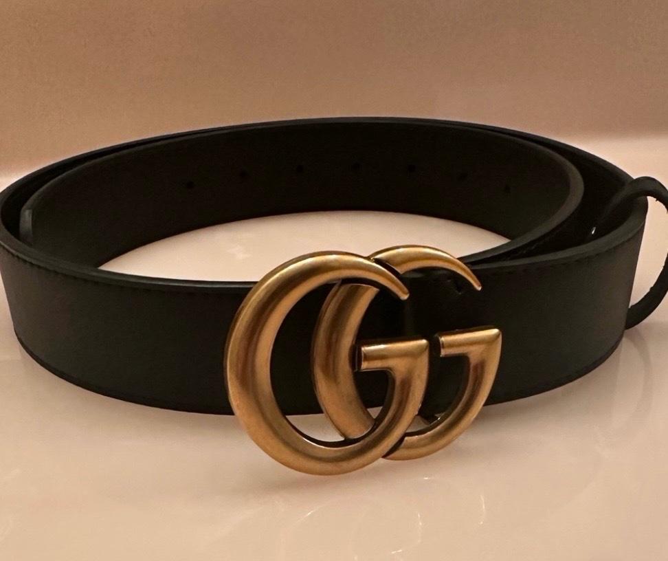 Gucci marmont GG belt