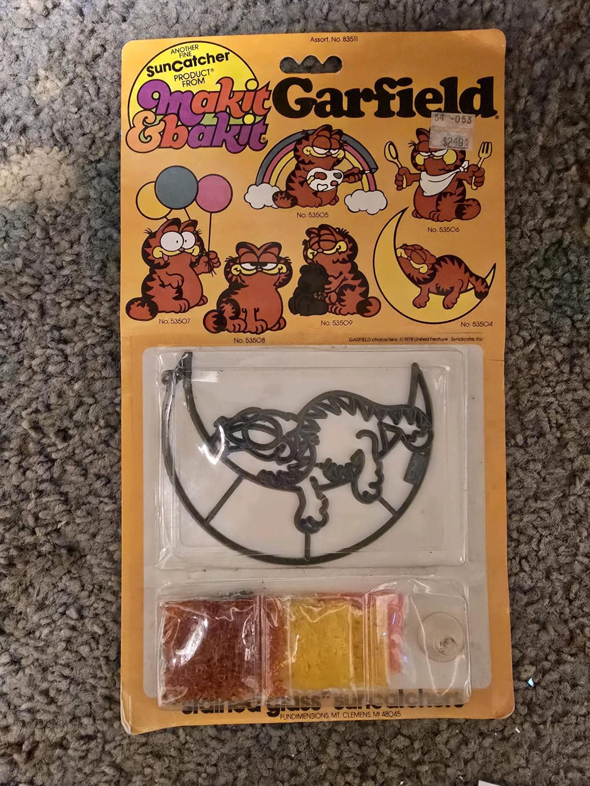 Garfield window art - Rome, Ohio