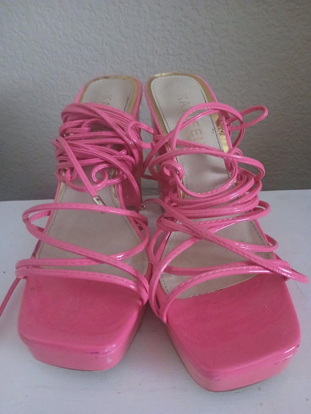 Pink Block Heels Size 7