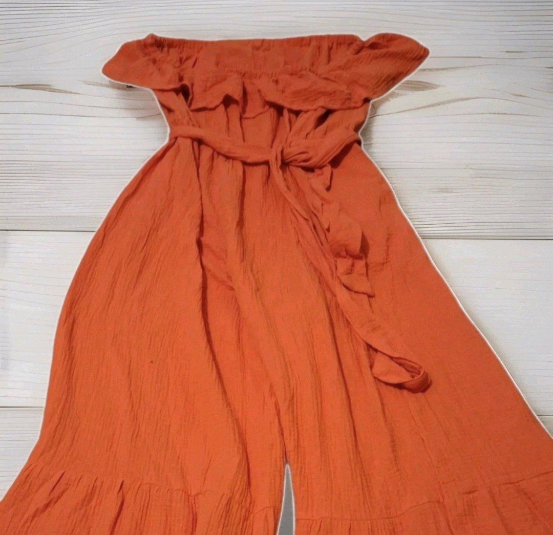 Womans Palazzo Tropical Jumpsuit 1820W Orange Tangerine - Tampa, Florida