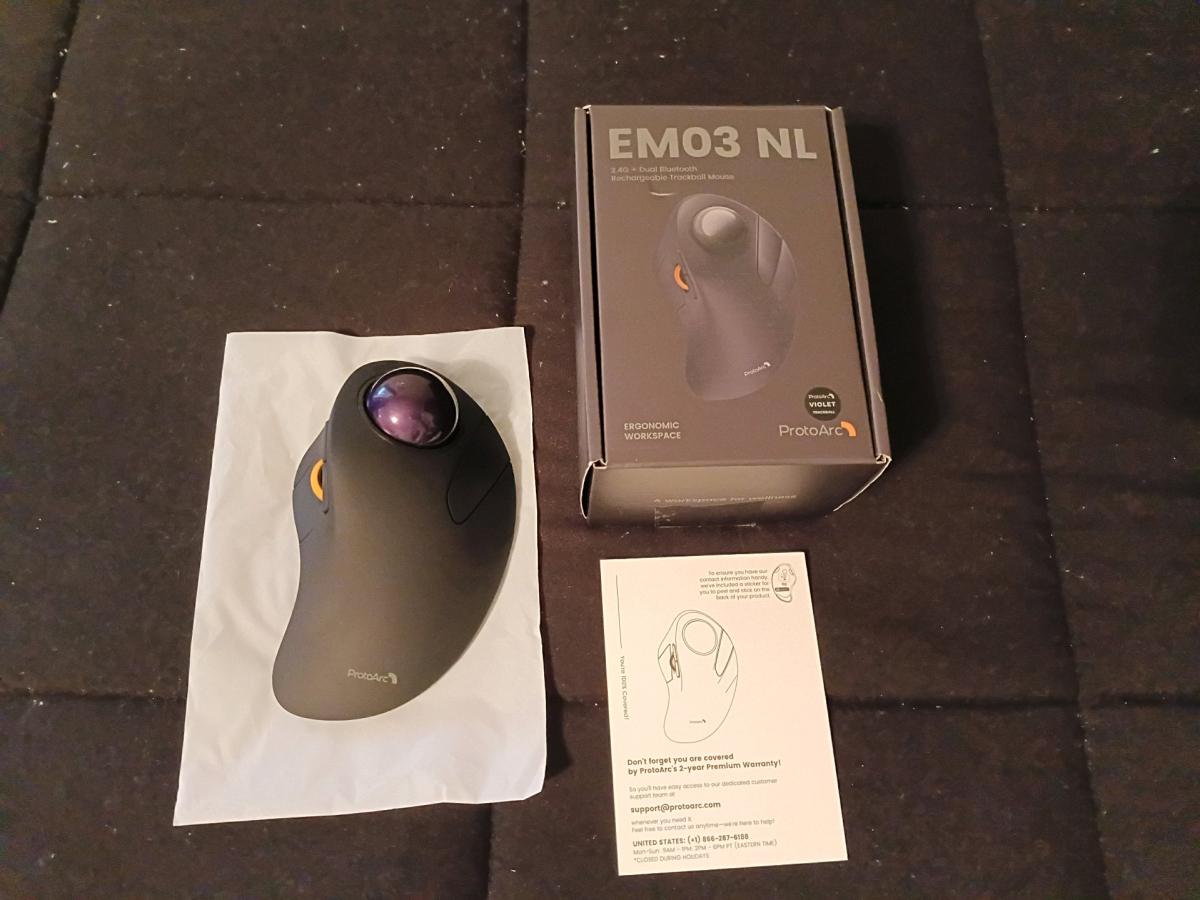 rechargable trackball mouse