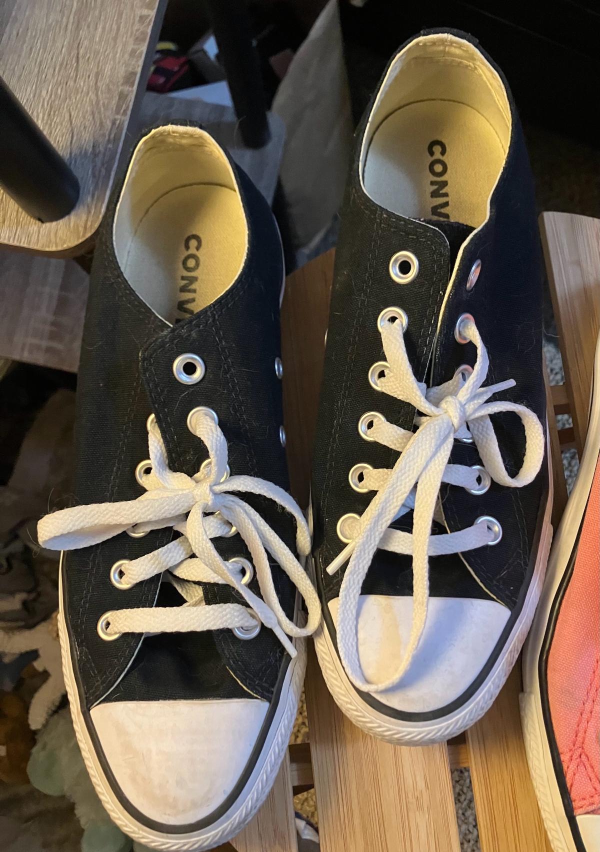 TWO PAIR CONVERSE SNEAKERS