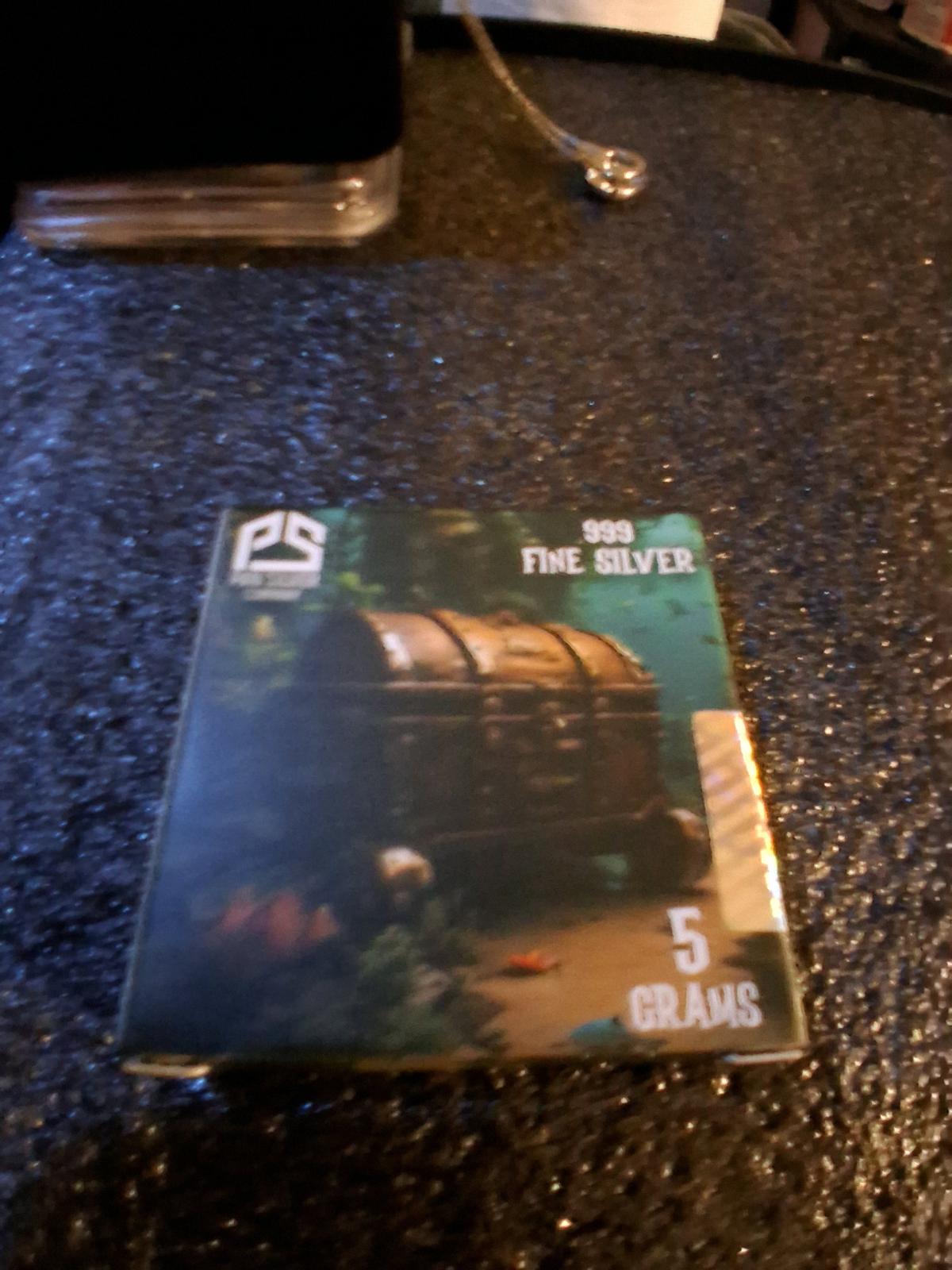 5 gram 999 silver treasure chest