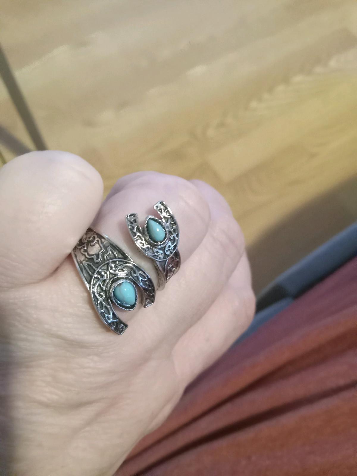 Western Adjustable Horseshoe Ring