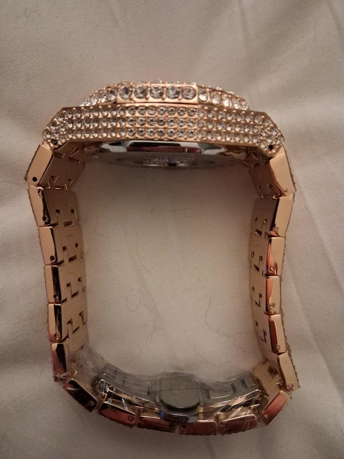 Rose Gold Quartz Movement Buss Down Mens Watch - Buffalo, New York - FleaMarketBay