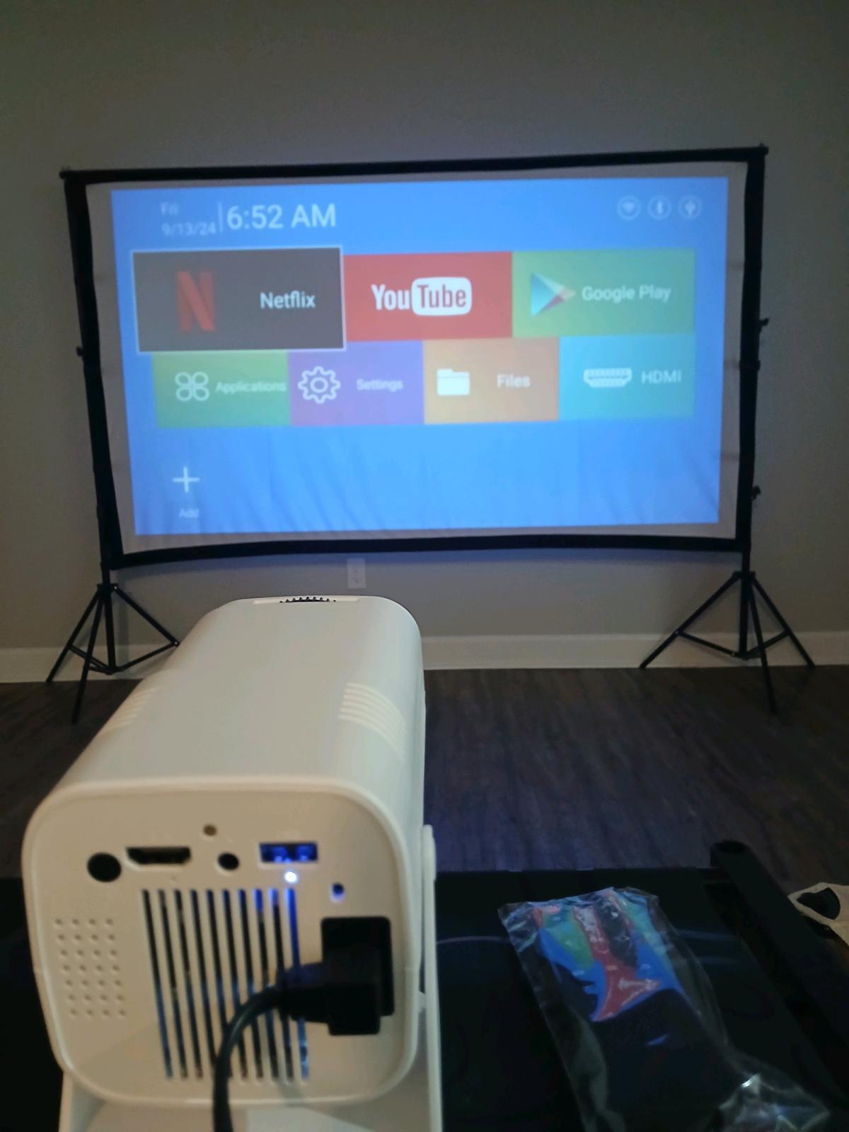 Projector with Stand and apps - Tallahassee, Florida - FleaMarketBay