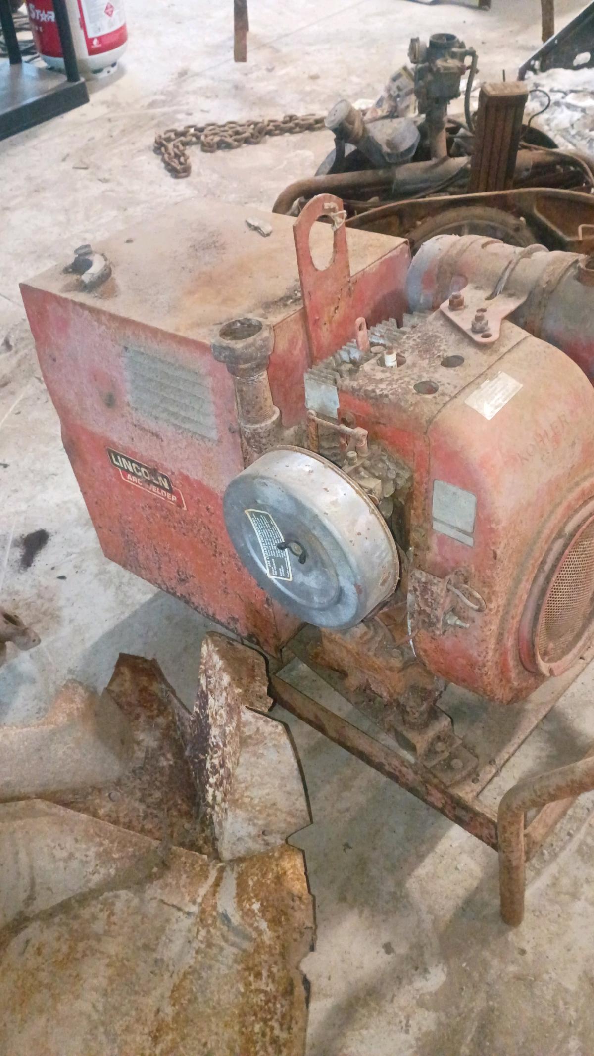 1962 Volkswagen motor 1954 gas welder generator - Davenport, Iowa - FleaMarketBay