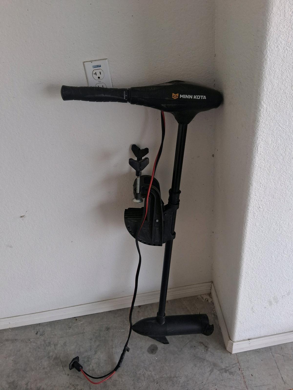 Minnie Kota 5 speed trolling motor with mount