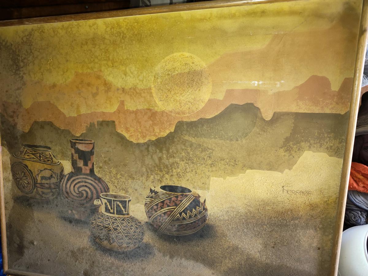 Large Frank Ferrante painting