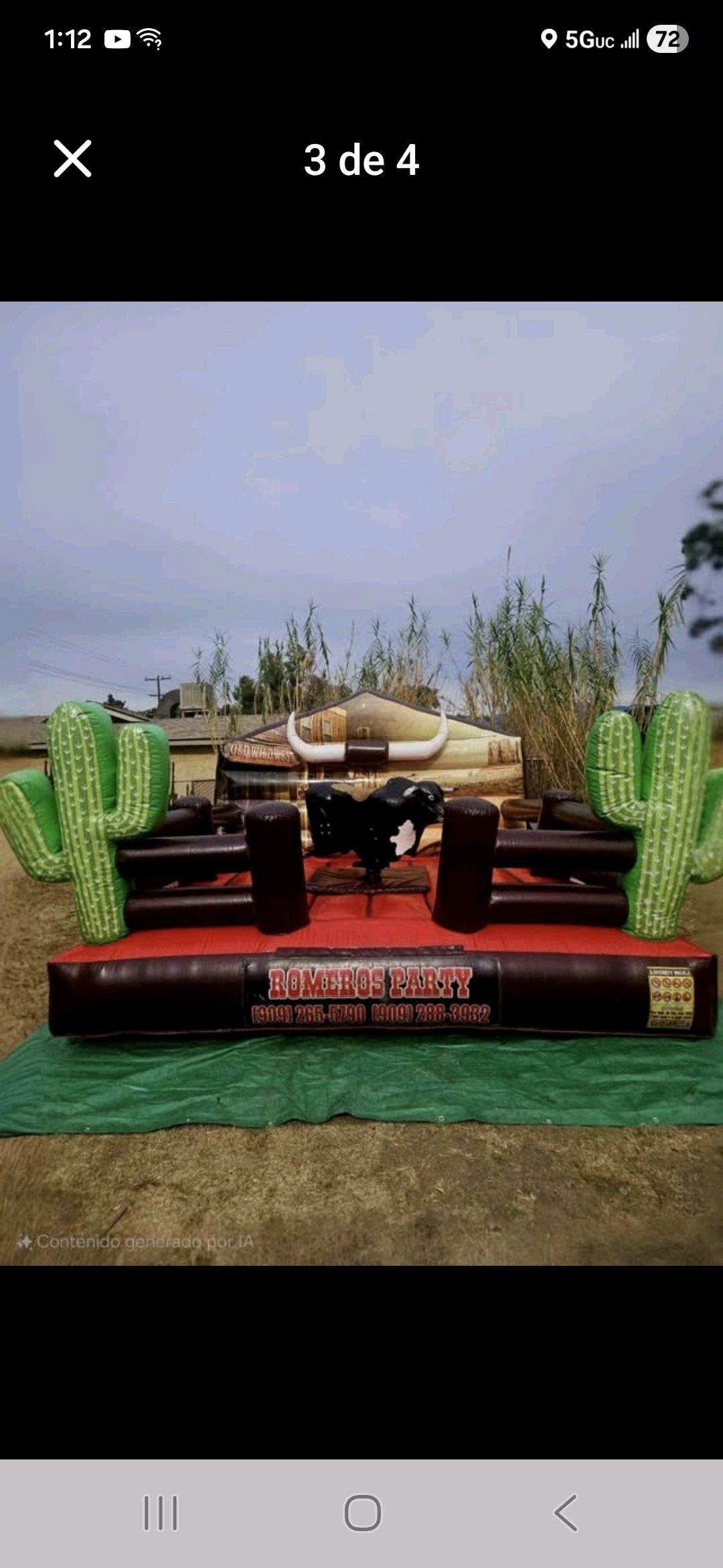 toros mecnicos de Renta  mechanical bull - Ontario, California - FleaMarketBay