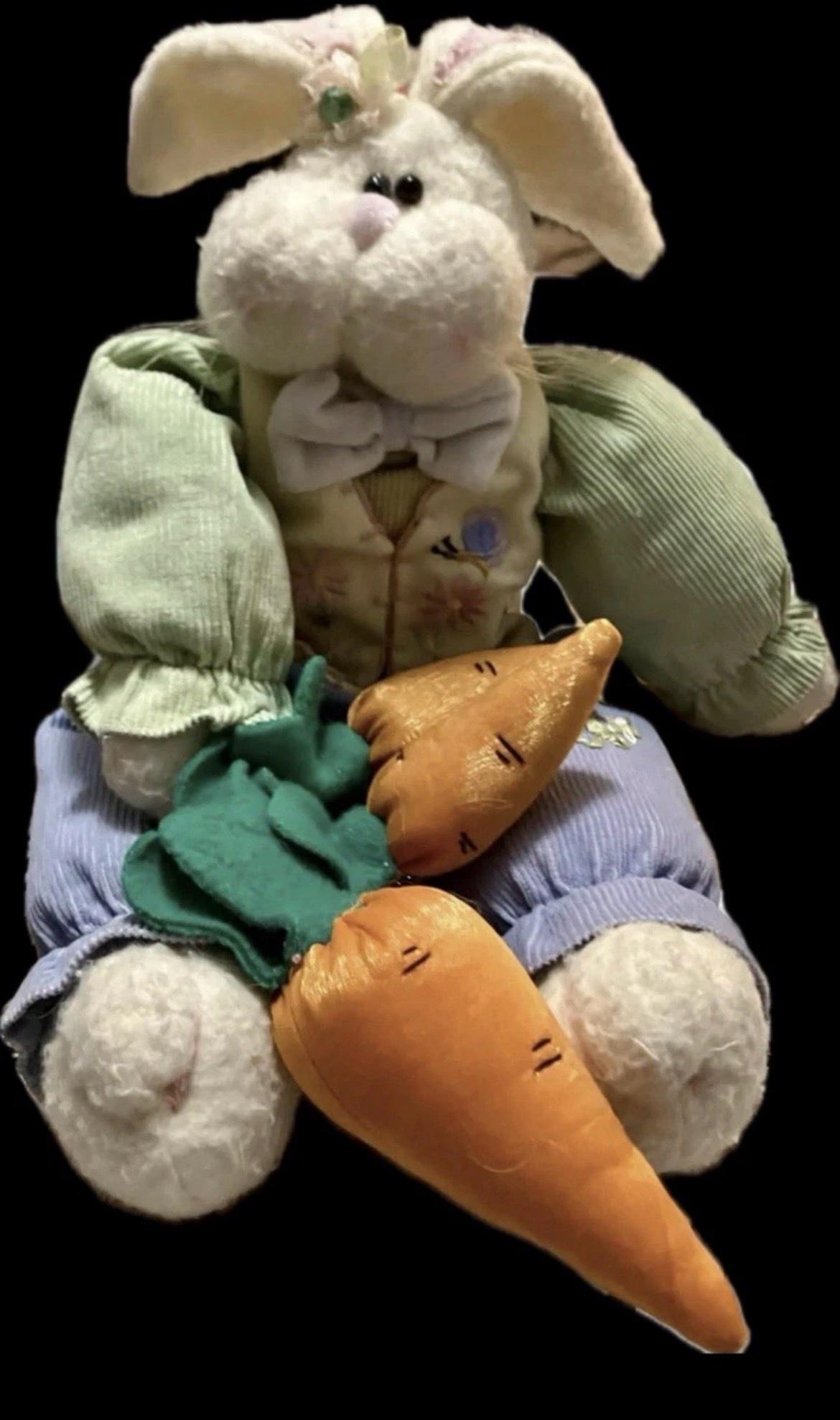 Vintage Country Rustic Bunny Rabbit Gardener Version Stuffed - Arvada, Colorado - FleaMarketBay