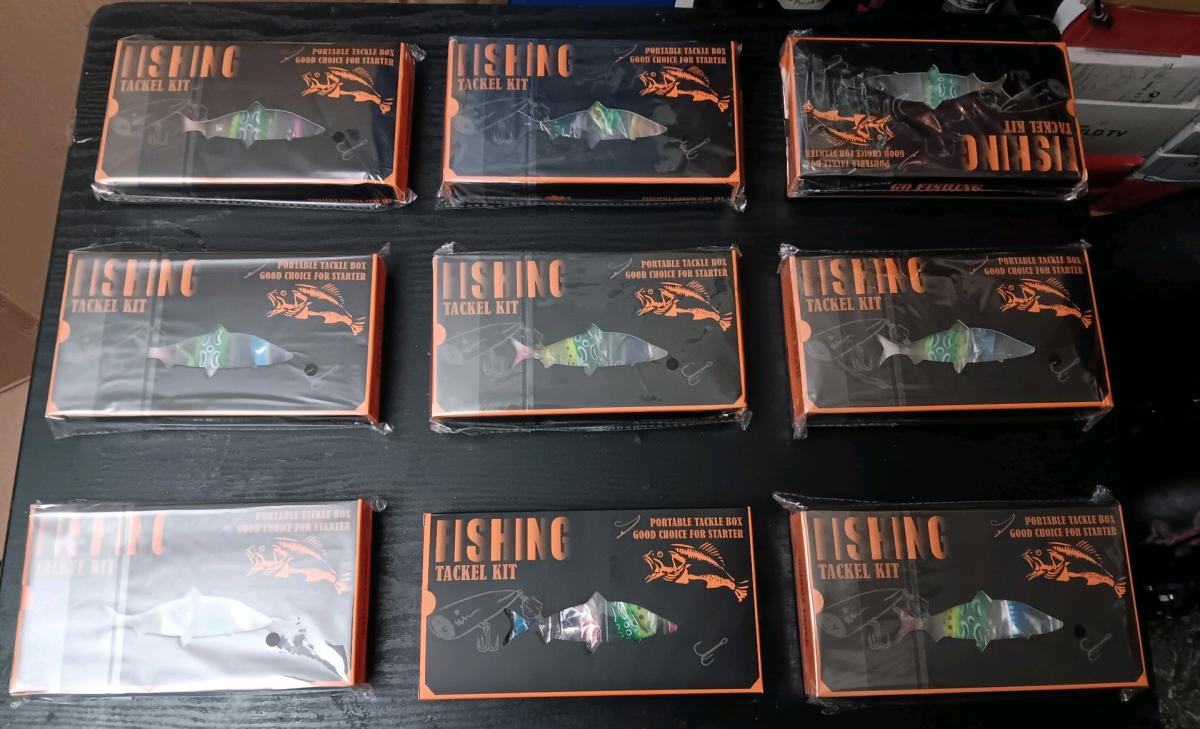 FISHING TRAVEL KIT AND LURE SET - Adams, New York - FleaMarketBay