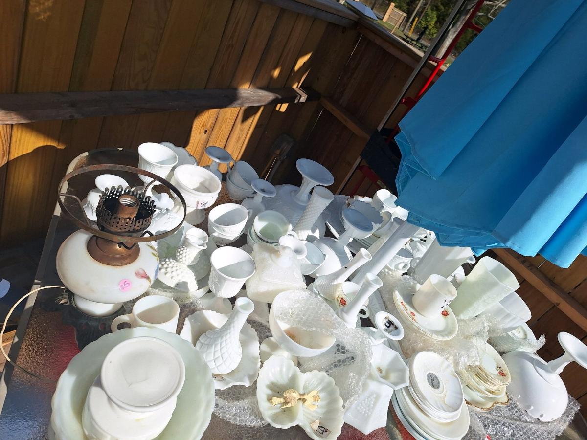 milk glass sale all or a few - Chester, South Carolina - FleaMarketBay