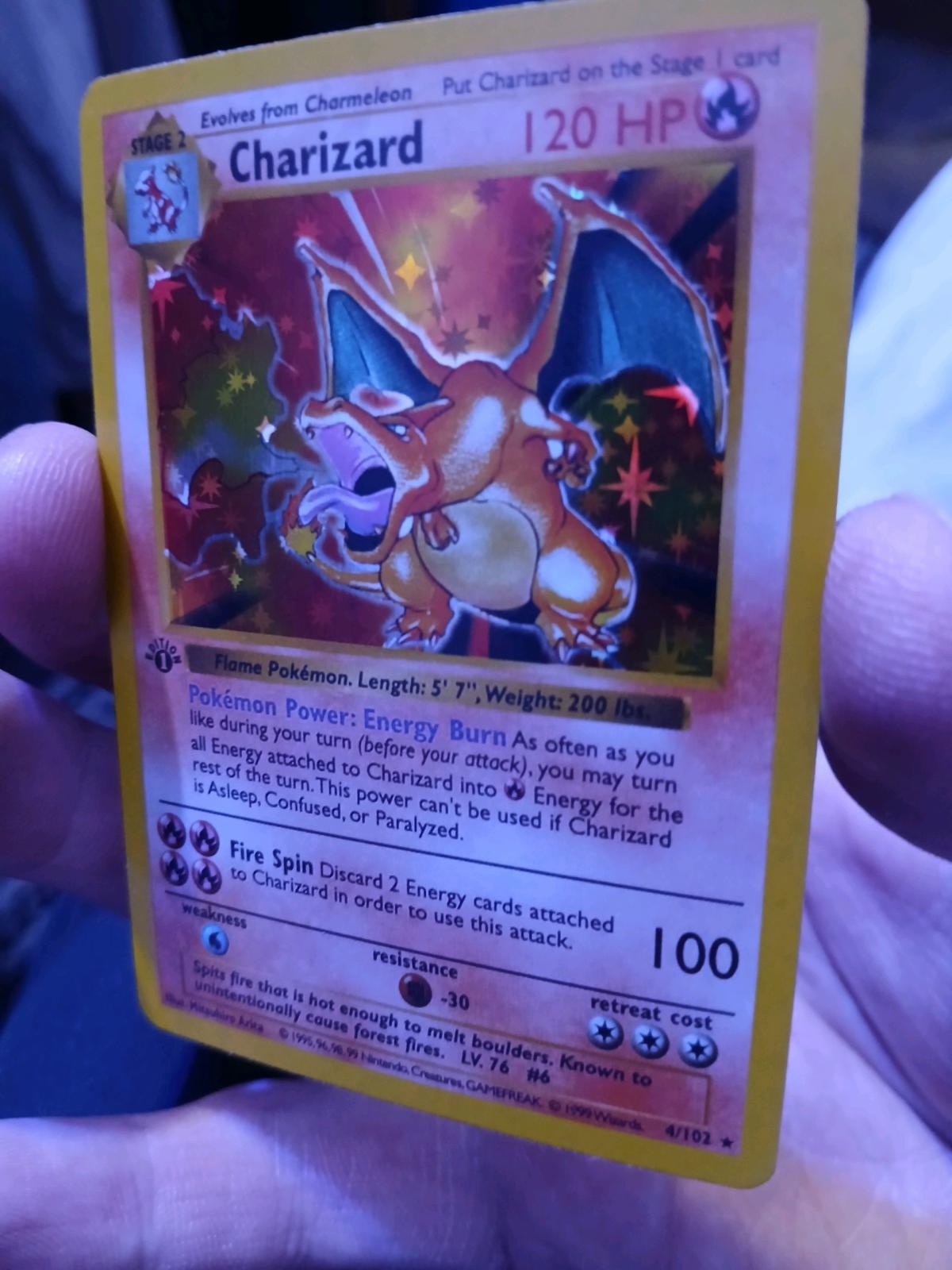 1st Edition CHARIZARD 1999 base set holo - Reno, Nevada - FleaMarketBay
