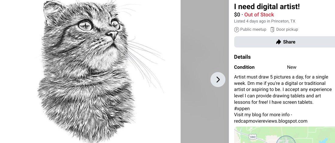 Hiring digital artist - Princeton, Texas - FleaMarketBay