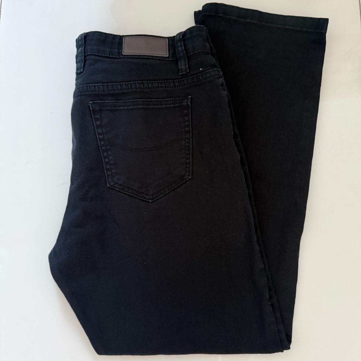Victorious Mens Black Stretch Denim Jeans W36 L30  Cotton - Los Angeles, California - FleaMarketBay