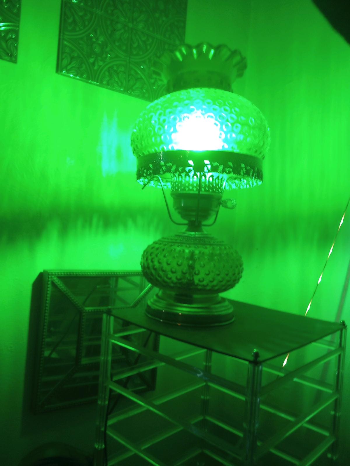 antique lamp with skeleton key power switch - Colorado Springs, Colorado - FleaMarketBay