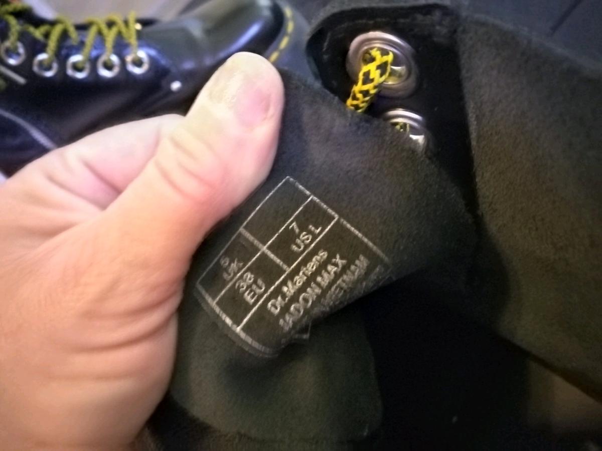 JADON BLACK DOC MARTENS WOMENS BOOTS SIZE 7 NO BOX - Los Angeles, California - FleaMarketBay