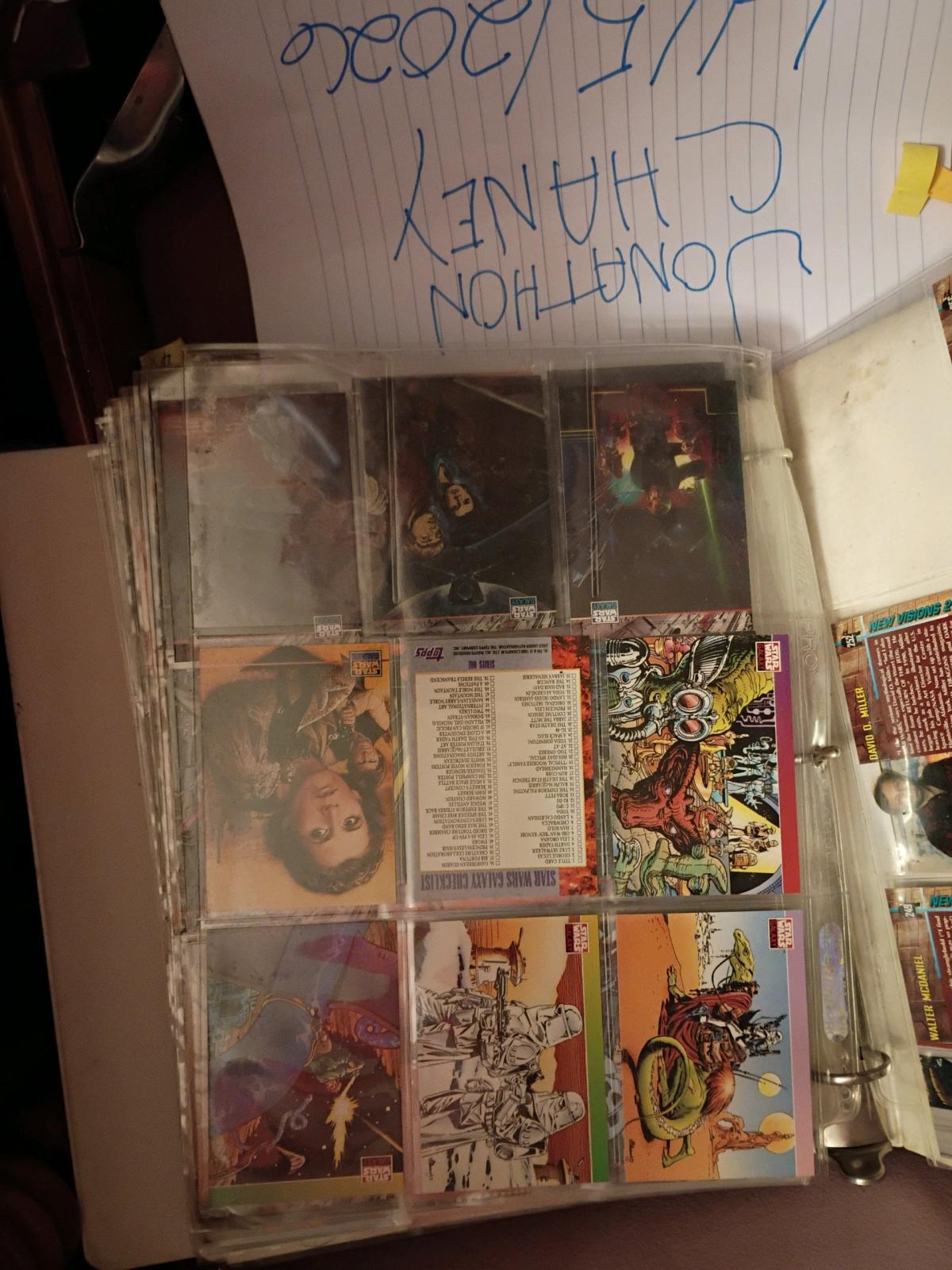 Star wars cards from 80s and 90s - Indianapolis, Indiana - FleaMarketBay