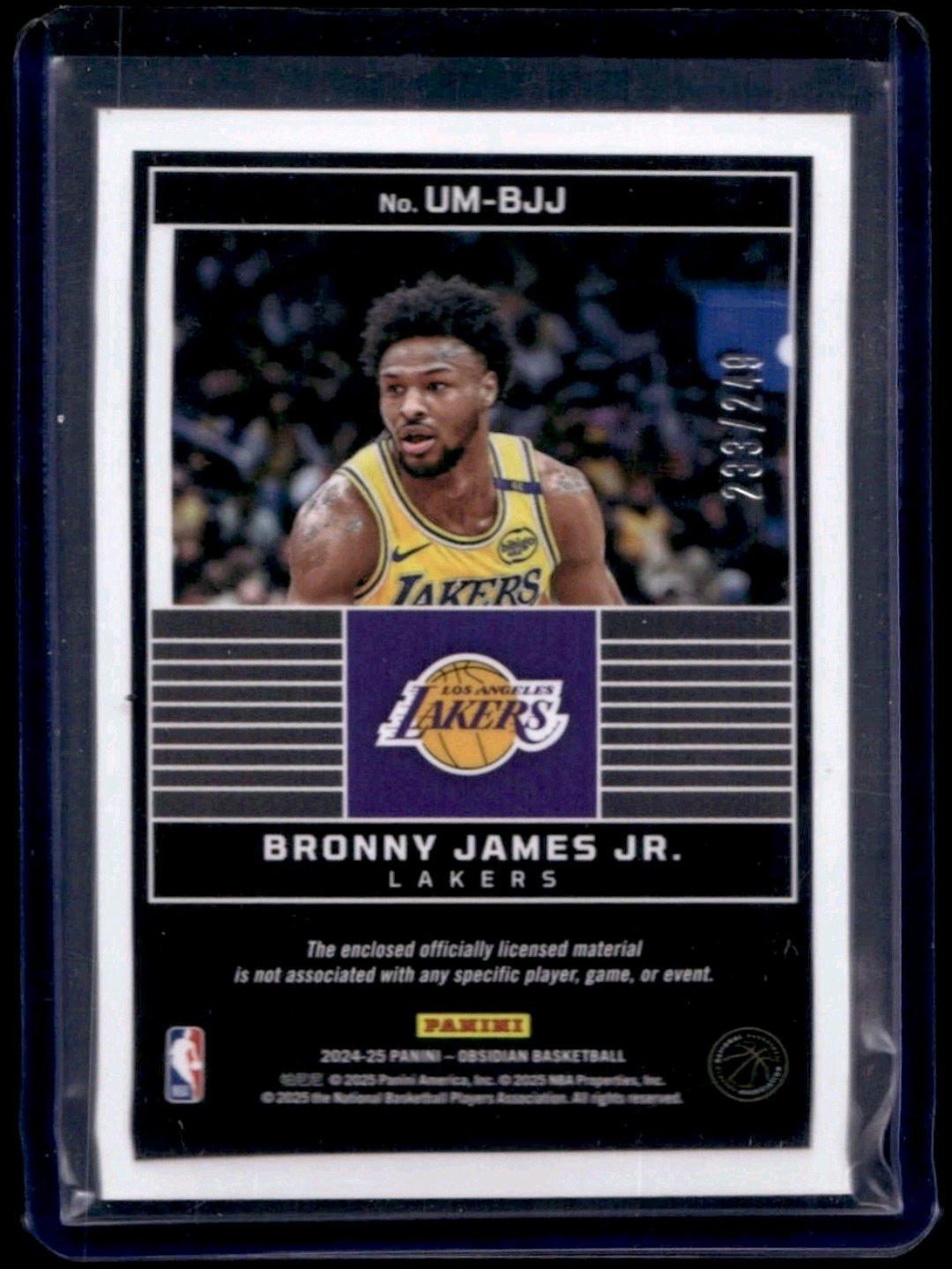 bronny james jersey card - King Of Prussia, Pennsylvania - FleaMarketBay