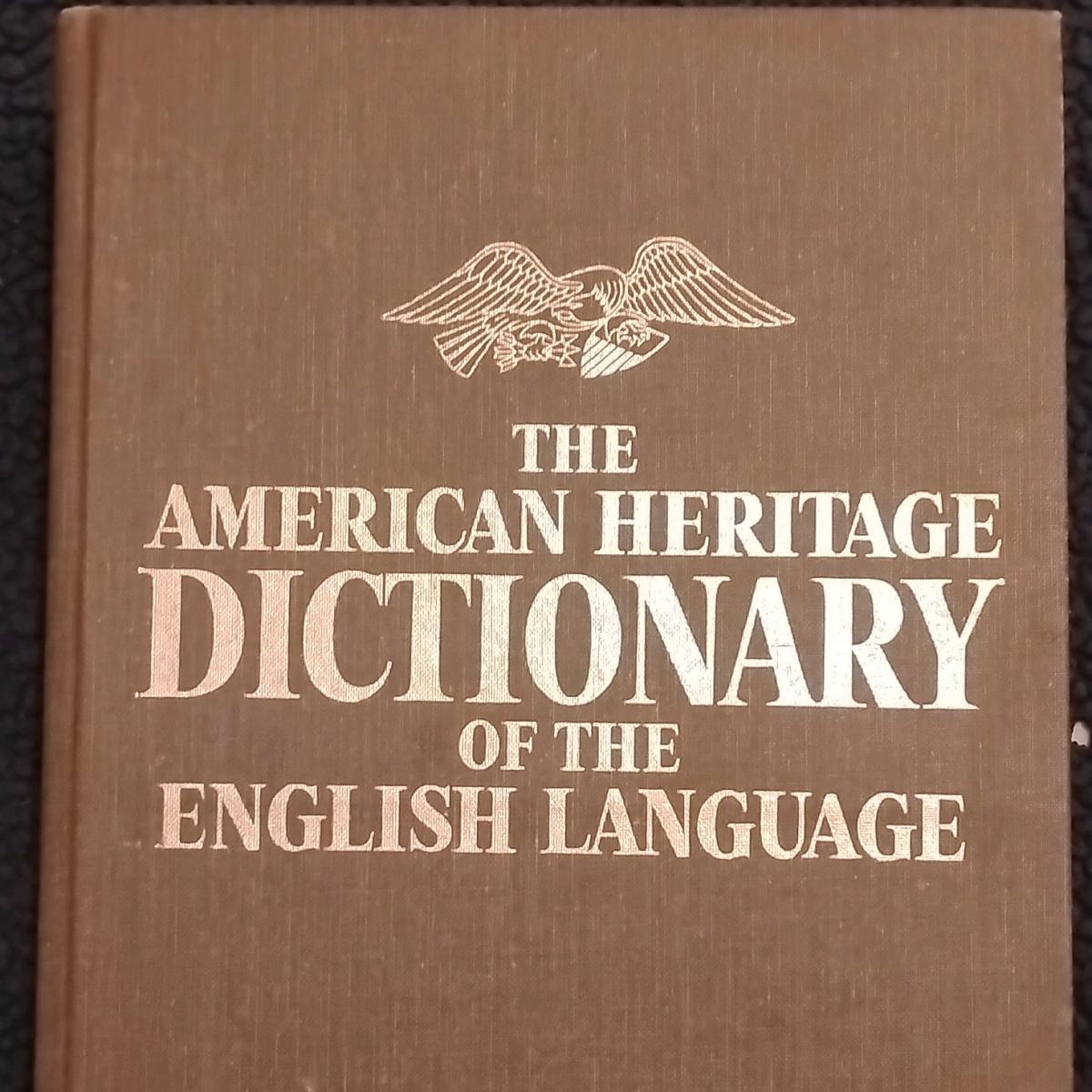 the American Heritage Dictionary