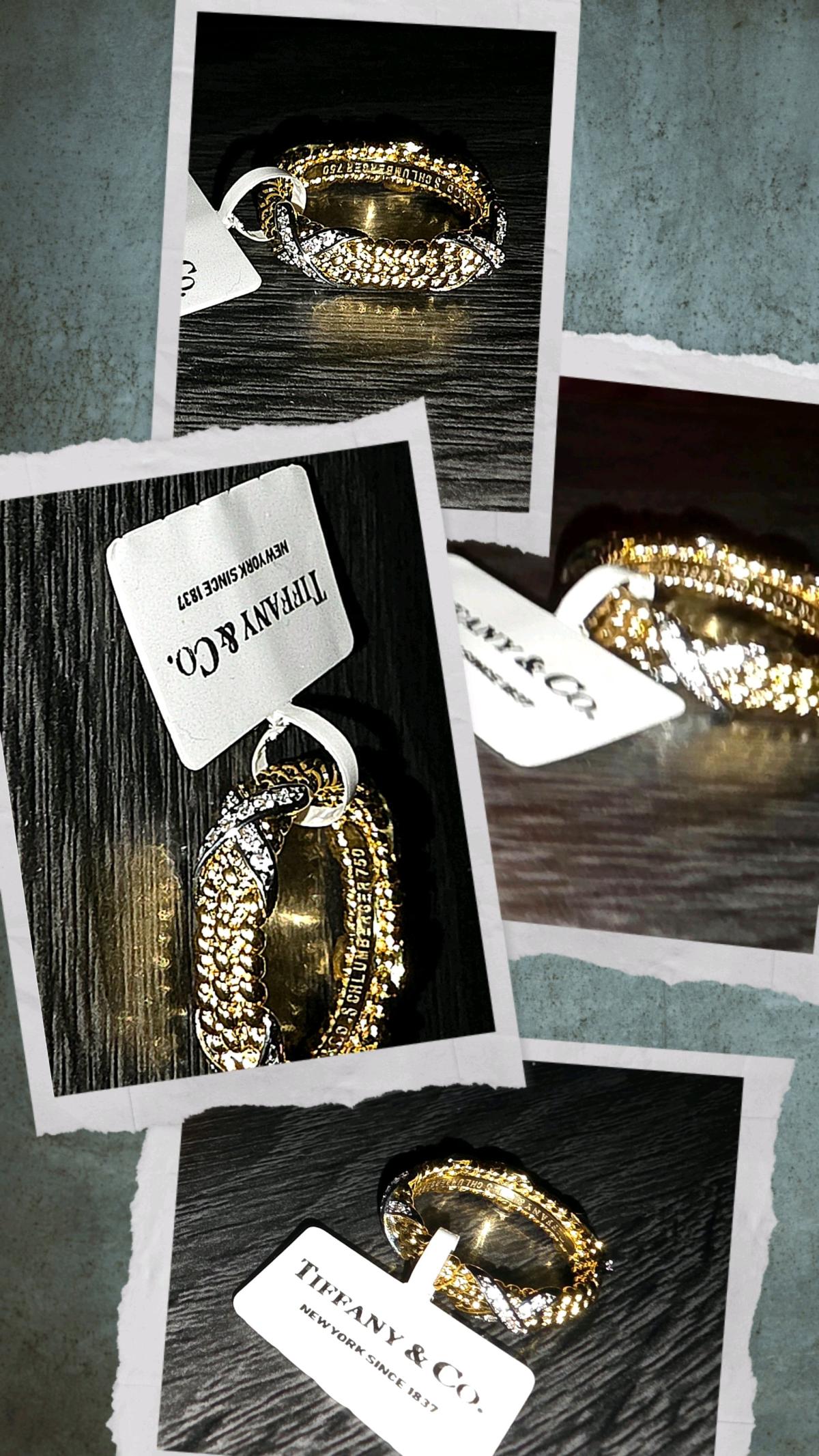 TiffanyCo authentic size 8 ring