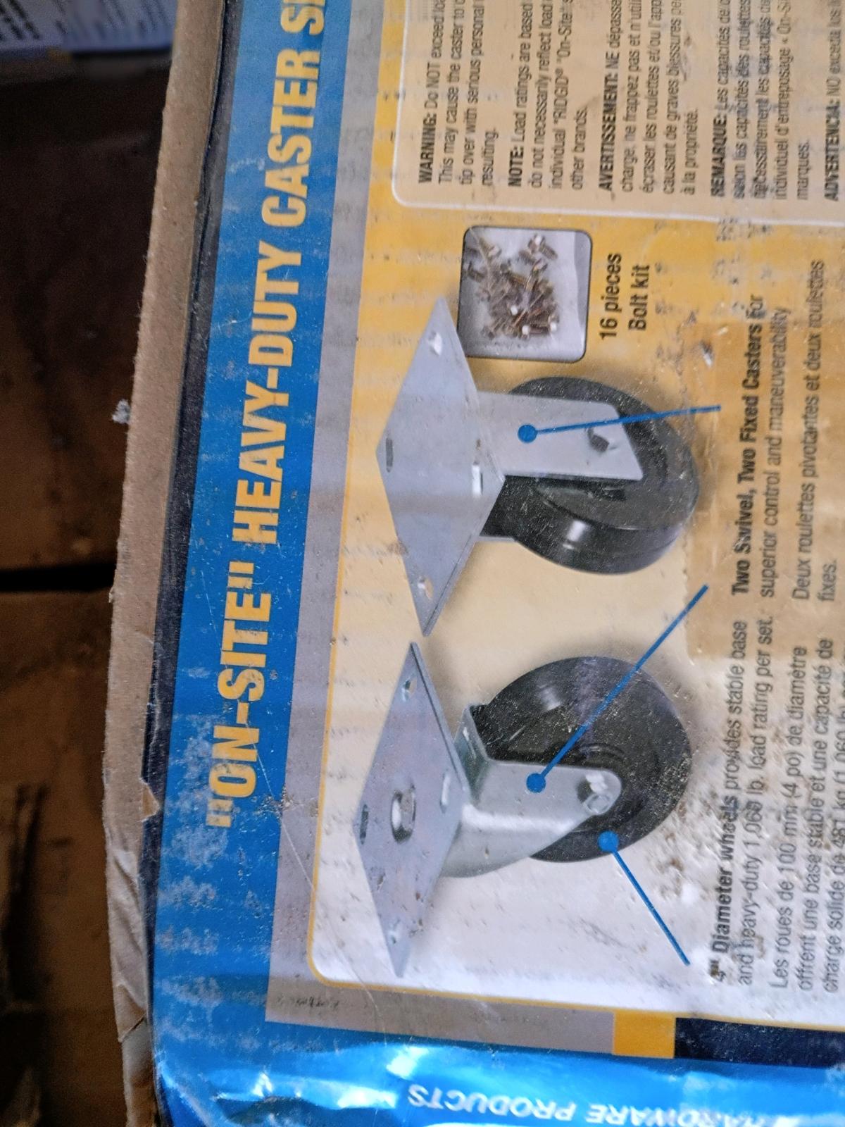 4 castor wheels in a box - Colorado Springs, Colorado - FleaMarketBay