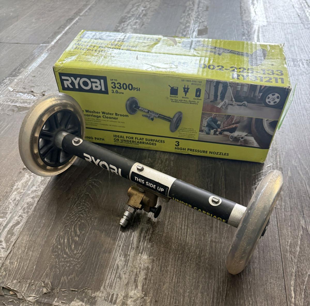 Ryobi pressure washer water broom - Canton, Georgia - FleaMarketBay