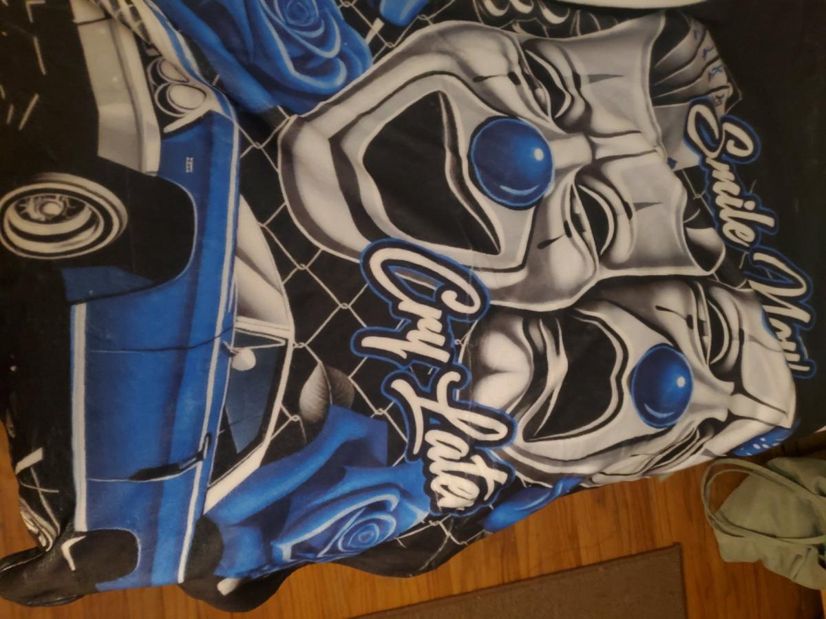 smile now cry later brand new throw blanket