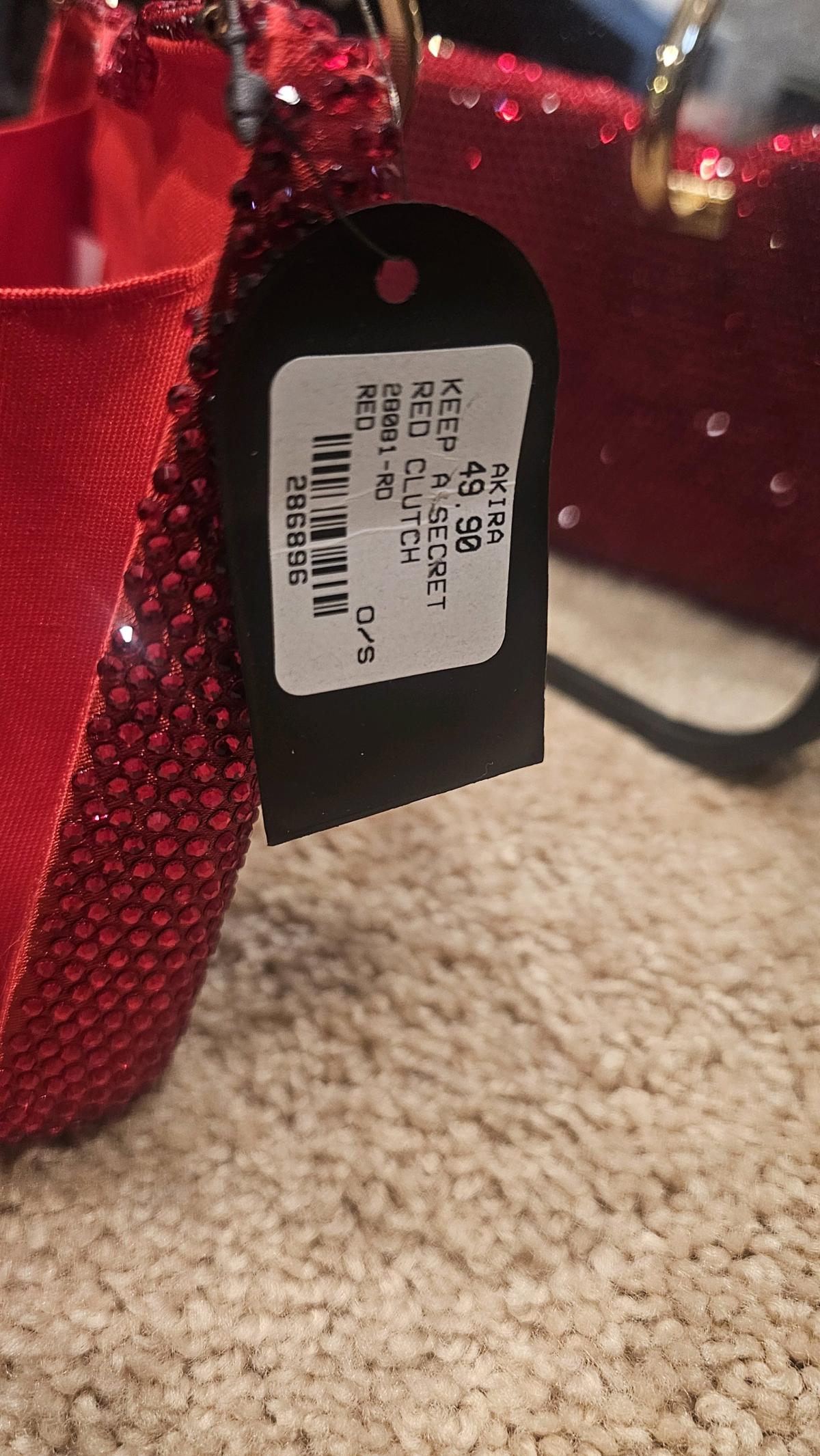 red studded evening clutch - South Holland, Illinois - FleaMarketBay