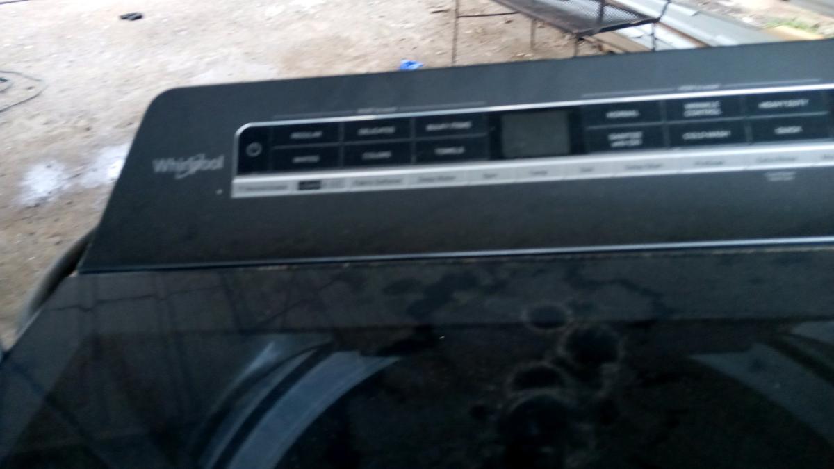 Whirlpool super capacity top loader washer