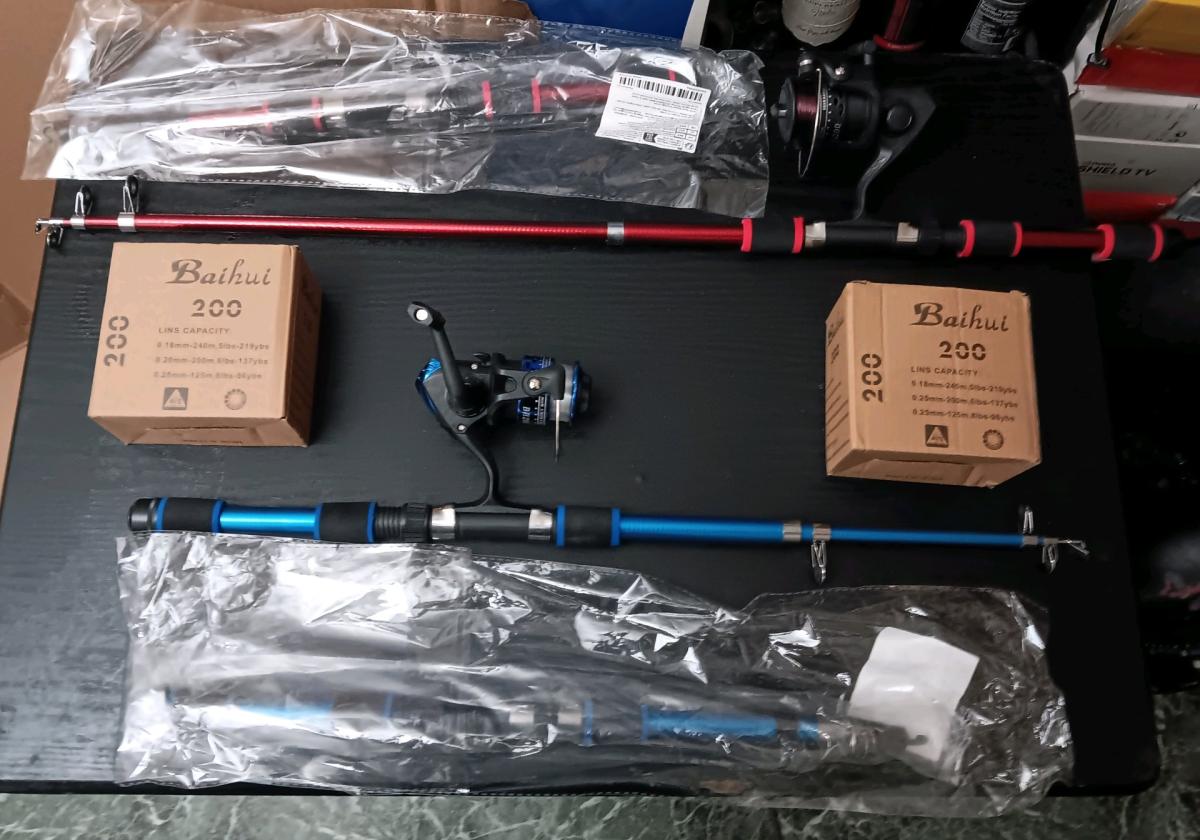 BAIHUL EXTENDED FISHING ROD AND REEL
