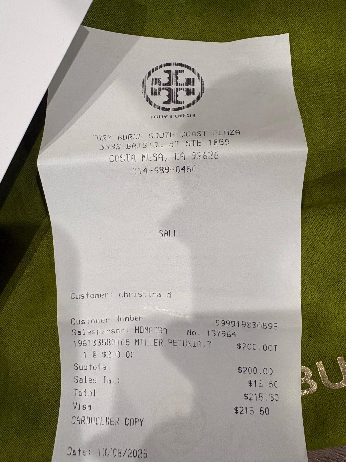 Tory Burch - Garden Grove, California - FleaMarketBay