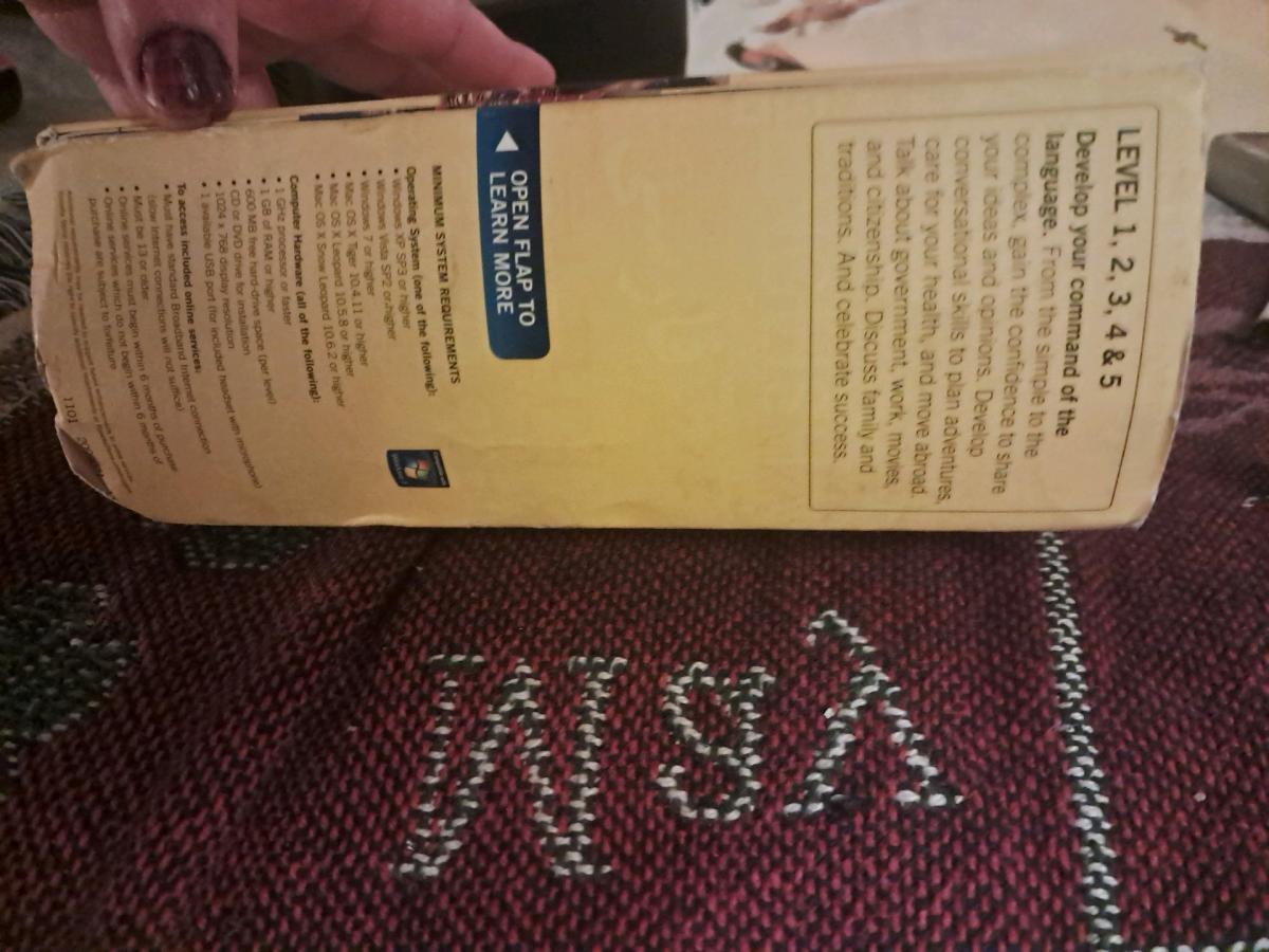 Rosetta Stone new in box - Athens, Tennessee - FleaMarketBay