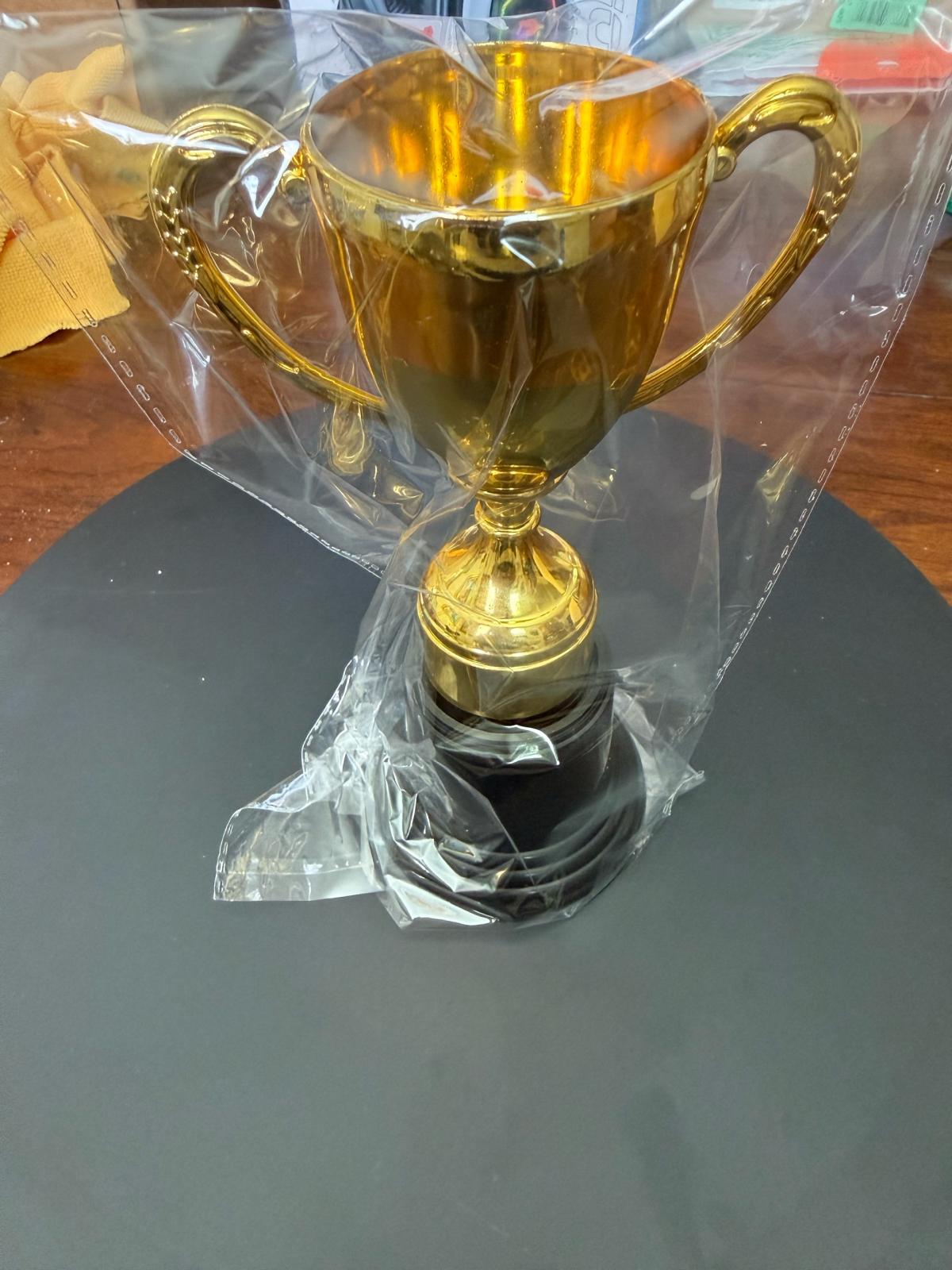 12 Pack 8 Inch Gold Award Trophies Plastic - North Las Vegas, Nevada - FleaMarketBay