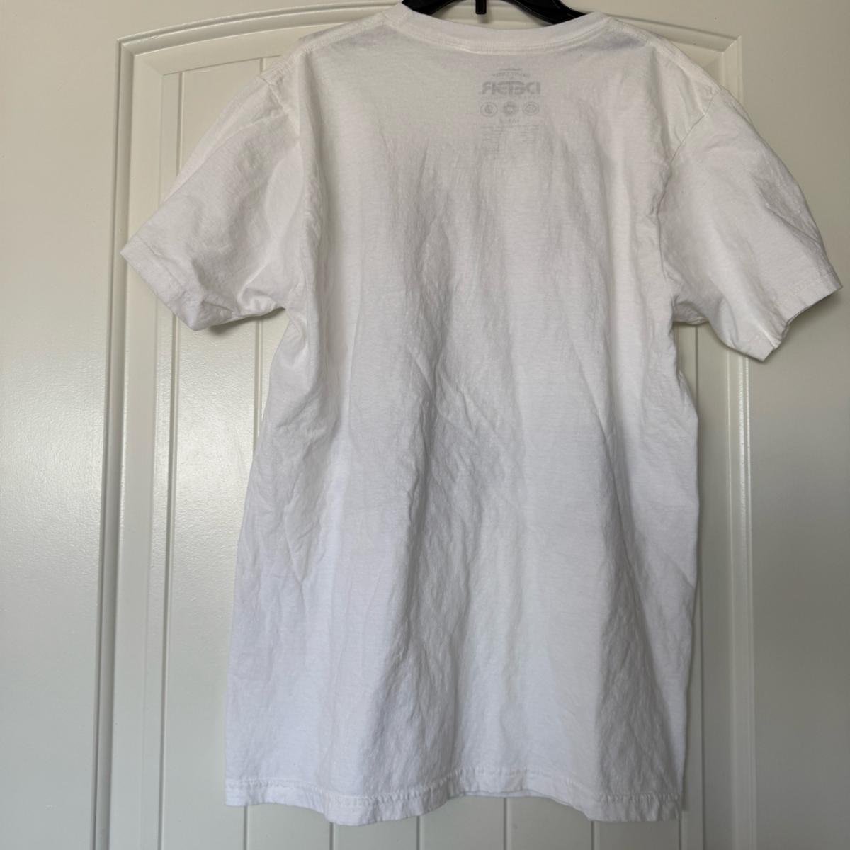 DETER Minimalist Black  White Art Tee  Editorial Portrait - Los Angeles, California - FleaMarketBay