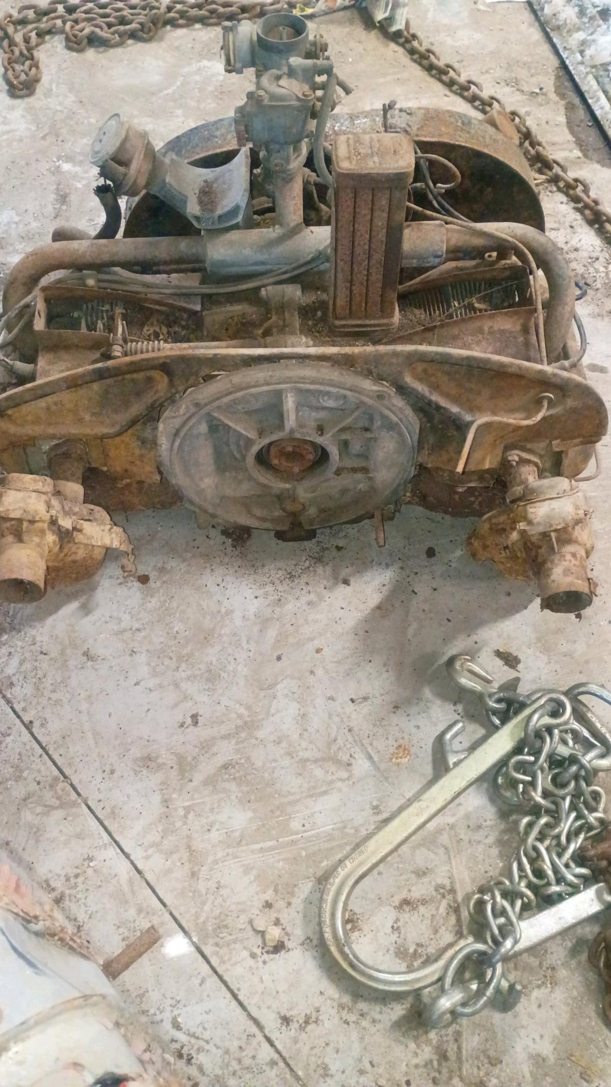 1962 Volkswagen motor 1954 gas welder generator