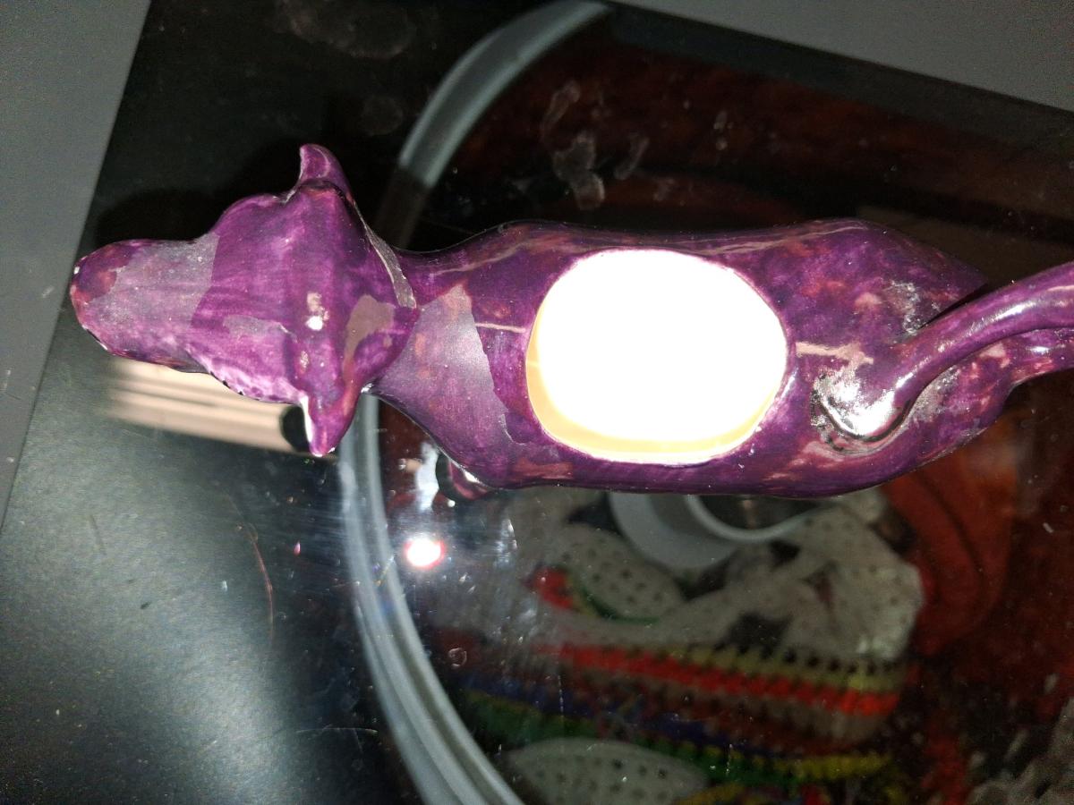 rare marked brayton laguna pottery purple cow creamer - Springfield, Missouri - FleaMarketBay