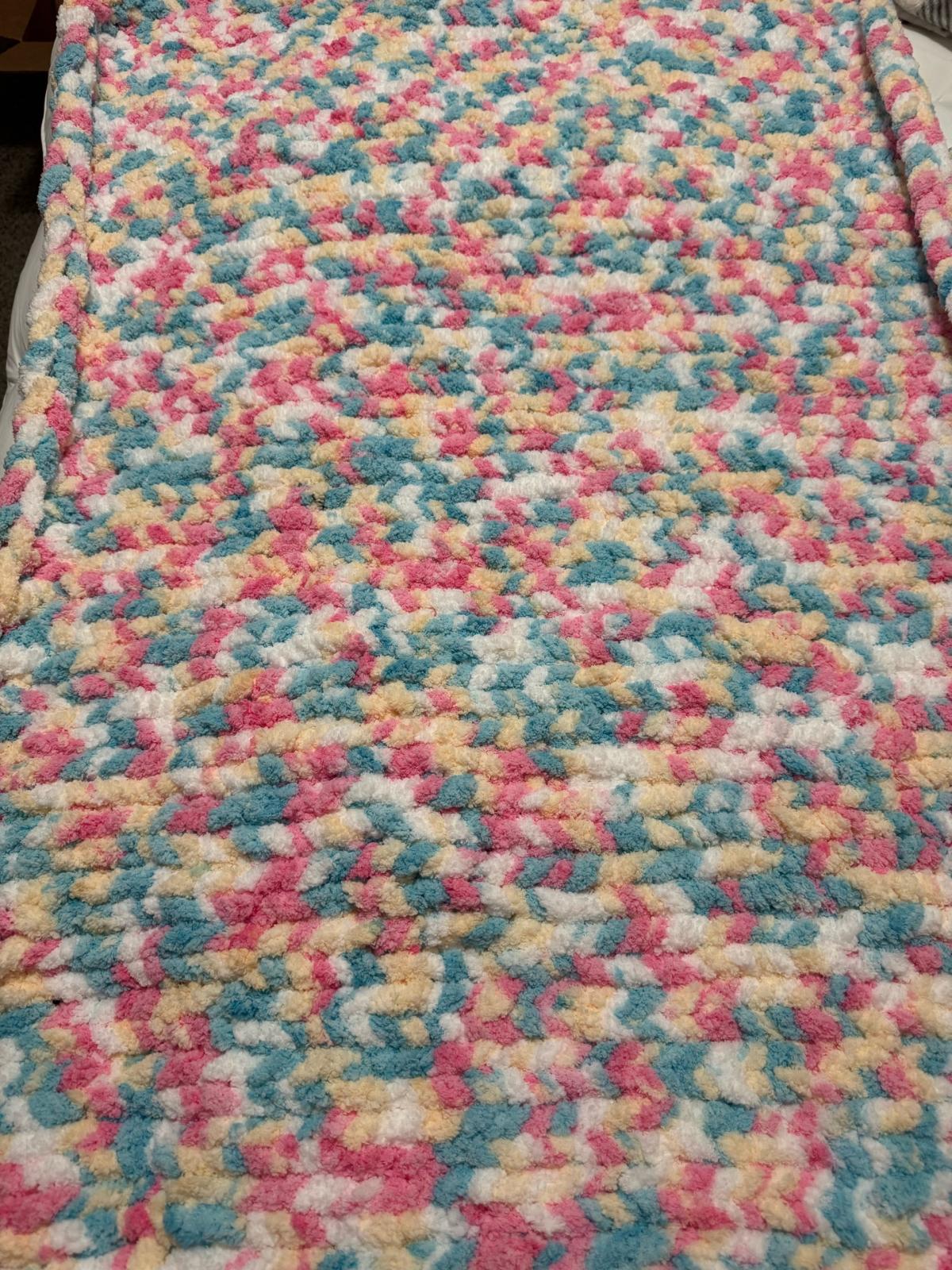 small chunky blanket