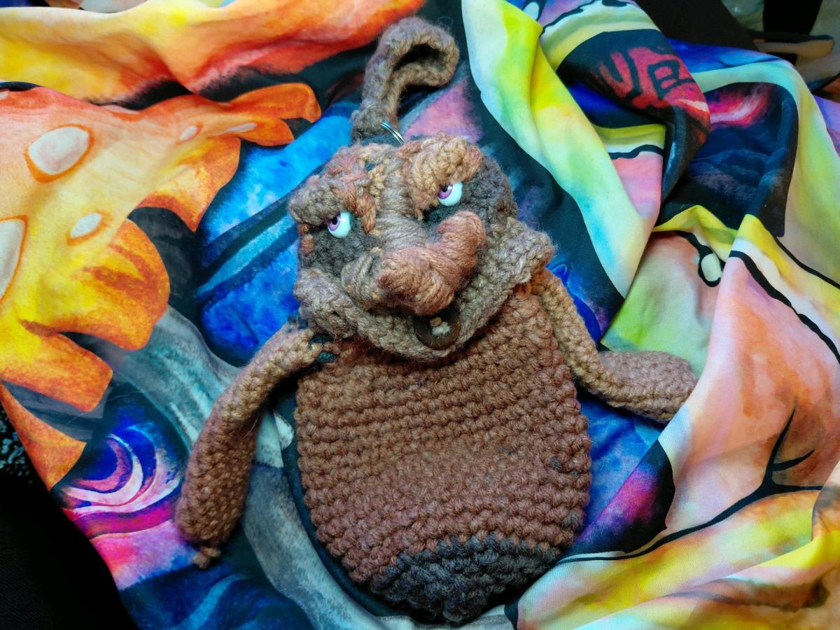 Handmade Bark Troll Coin Pouch  Small Treasure Bag - King City, California - FleaMarketBay