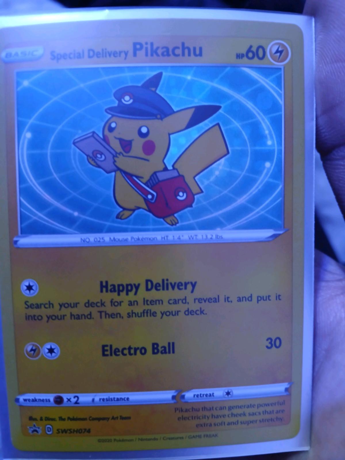 special delivery pikachu holo - Reno, Nevada - FleaMarketBay